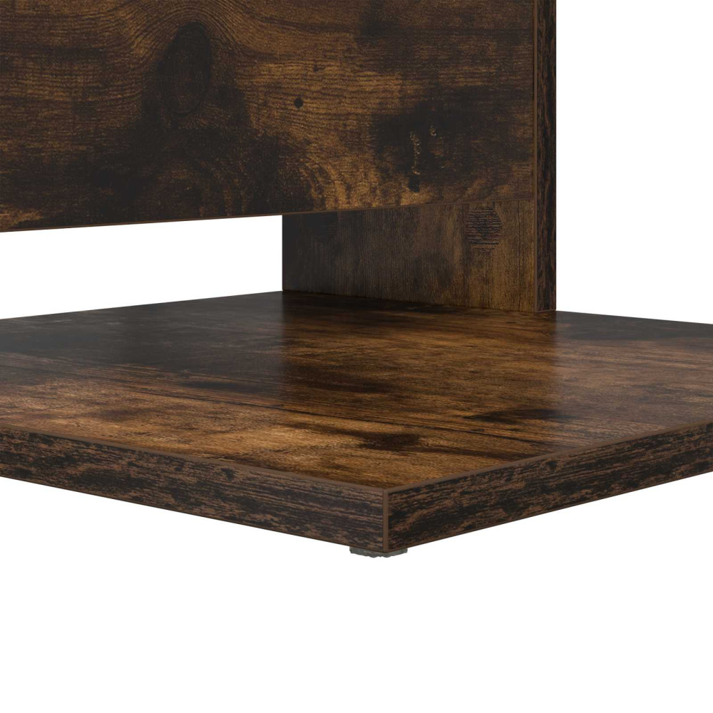 Produktbild för Sidobord Rökt ek 40 x 35 x 60,5 cm Konstruerat trä