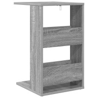 Produktbild för Sidobord Grå Sonoma 40 x 35 x 60,5 cm Konstruerat trä