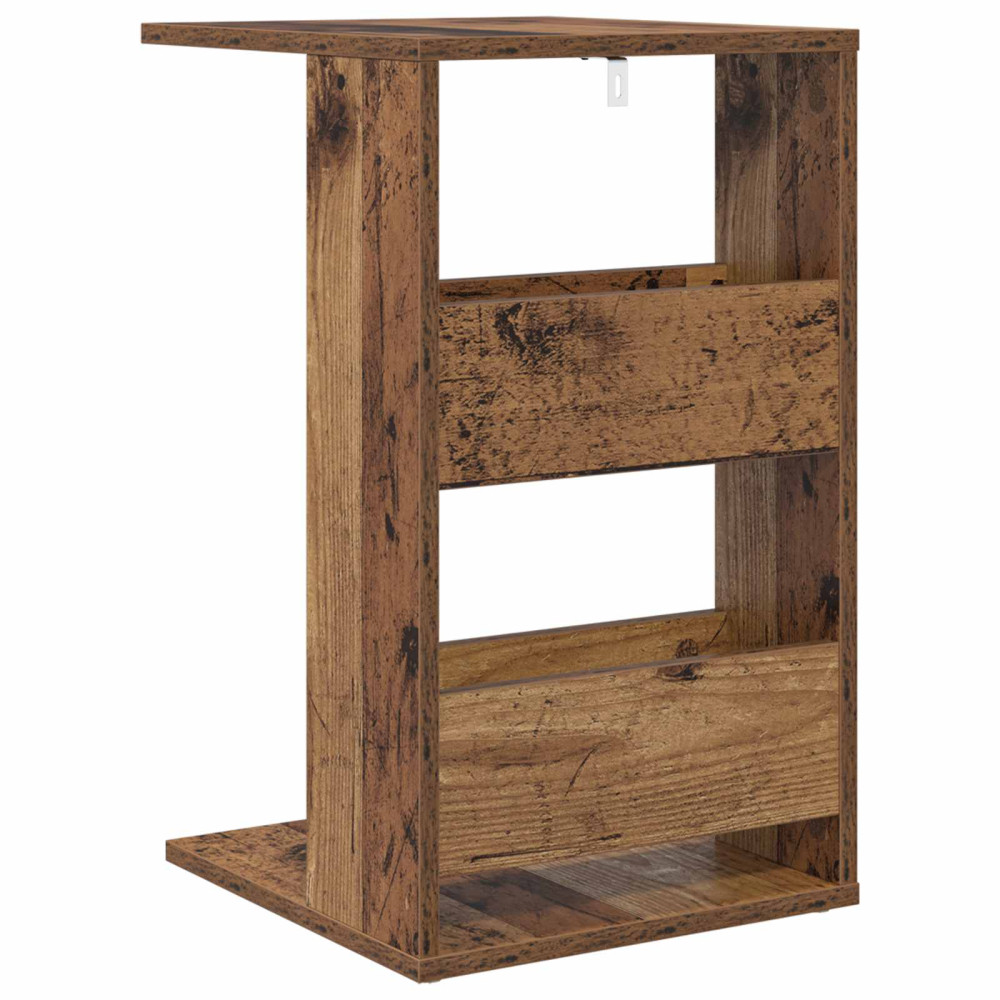 Produktbild för Sidobord Gammalt trä 40 x 35 x 60,5 cm Konstruerat trä