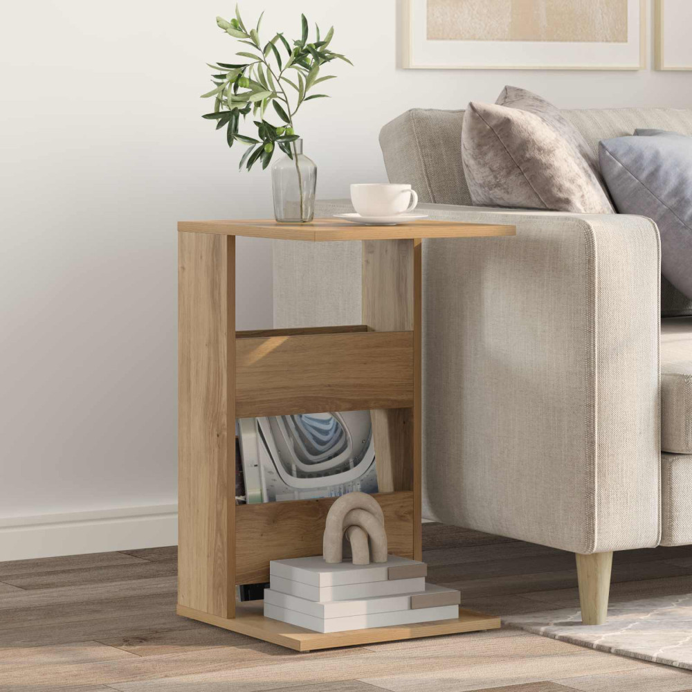 Produktbild för Sidobord Artisan Ek 40 x 35 x 60,5 cm Konstruerat trä