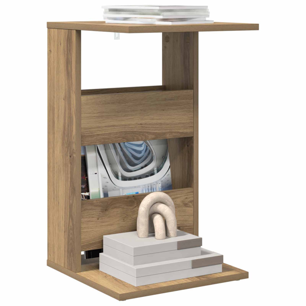 Produktbild för Sidobord Artisan Ek 40 x 35 x 60,5 cm Konstruerat trä