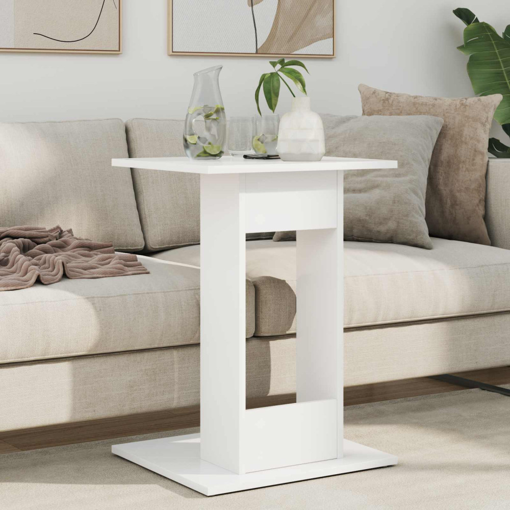 Produktbild för Sidobord Vit 45 x 40 x 62,5 cm Konstruerat trä