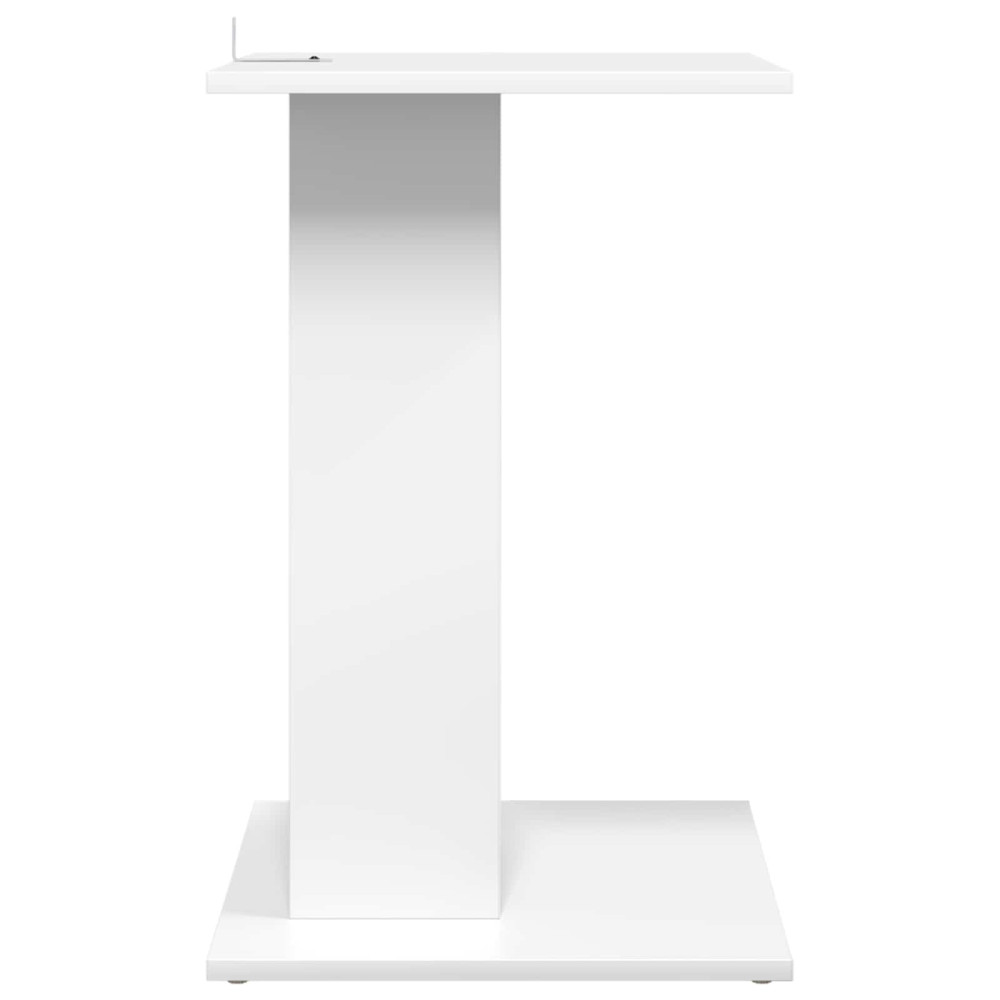 Produktbild för Sidobord Vit 45 x 40 x 62,5 cm Konstruerat trä