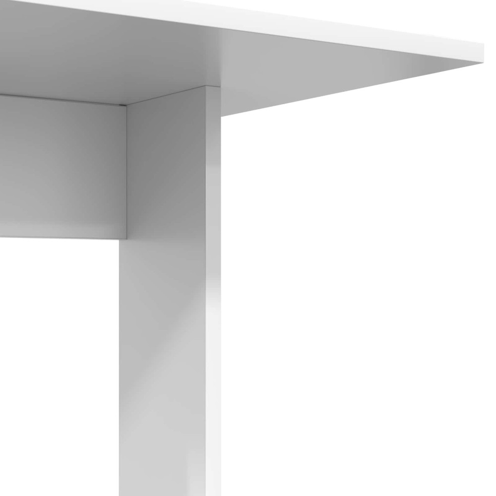 Produktbild för Sidobord Vit 45 x 40 x 62,5 cm Konstruerat trä