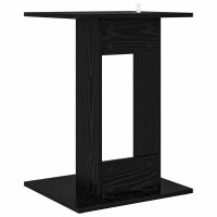 Produktbild för Sidobord Svart Ek 45 x 40 x 62,5 cm Konstruerat trä