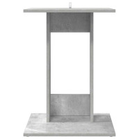 Produktbild för Sidobord Betonggrå 45 x 40 x 62,5 cm Konstruerat trä