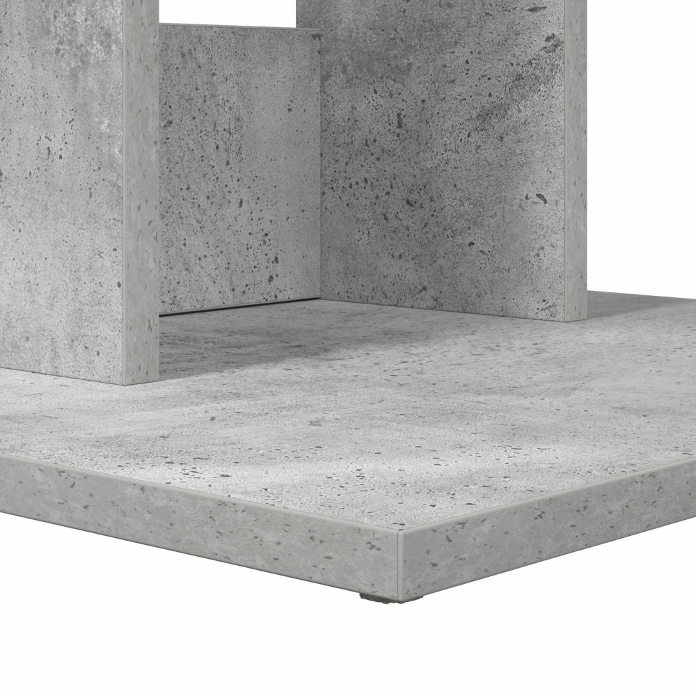 Produktbild för Sidobord Betonggrå 45 x 40 x 62,5 cm Konstruerat trä