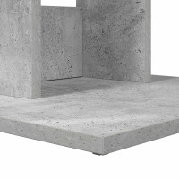 Produktbild för Sidobord Betonggrå 45 x 40 x 62,5 cm Konstruerat trä
