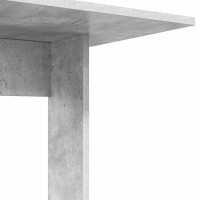 Produktbild för Sidobord Betonggrå 45 x 40 x 62,5 cm Konstruerat trä