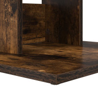 Produktbild för Sidobord Rökt ek 45 x 40 x 62,5 cm Konstruerat trä