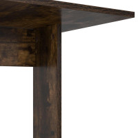 Produktbild för Sidobord Rökt ek 45 x 40 x 62,5 cm Konstruerat trä