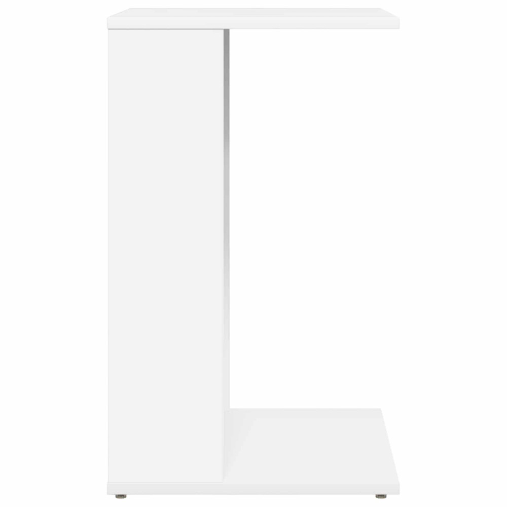 Produktbild för Sidobord Vit 40 x 38 x 62,5 cm Konstruerat trä