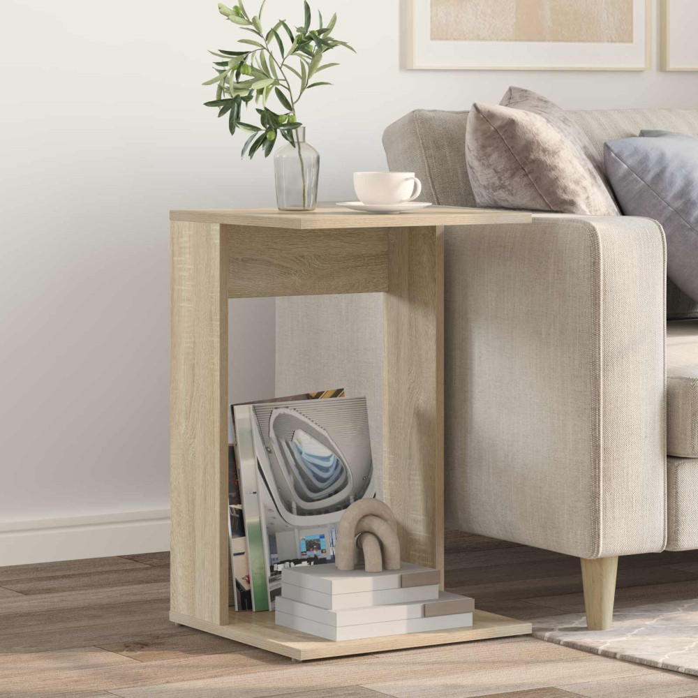 Produktbild för Sidobord Sonoma-ek 40 x 38 x 62,5 cm Konstruerat trä