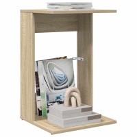 Produktbild för Sidobord Sonoma-ek 40 x 38 x 62,5 cm Konstruerat trä