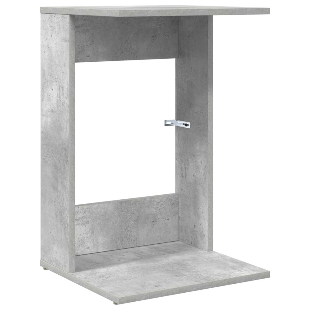 Produktbild för Sidobord Betonggrå 40 x 38 x 62,5 cm Konstruerat trä