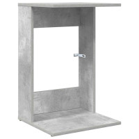 Produktbild för Sidobord Betonggrå 40 x 38 x 62,5 cm Konstruerat trä