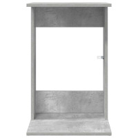 Produktbild för Sidobord Betonggrå 40 x 38 x 62,5 cm Konstruerat trä