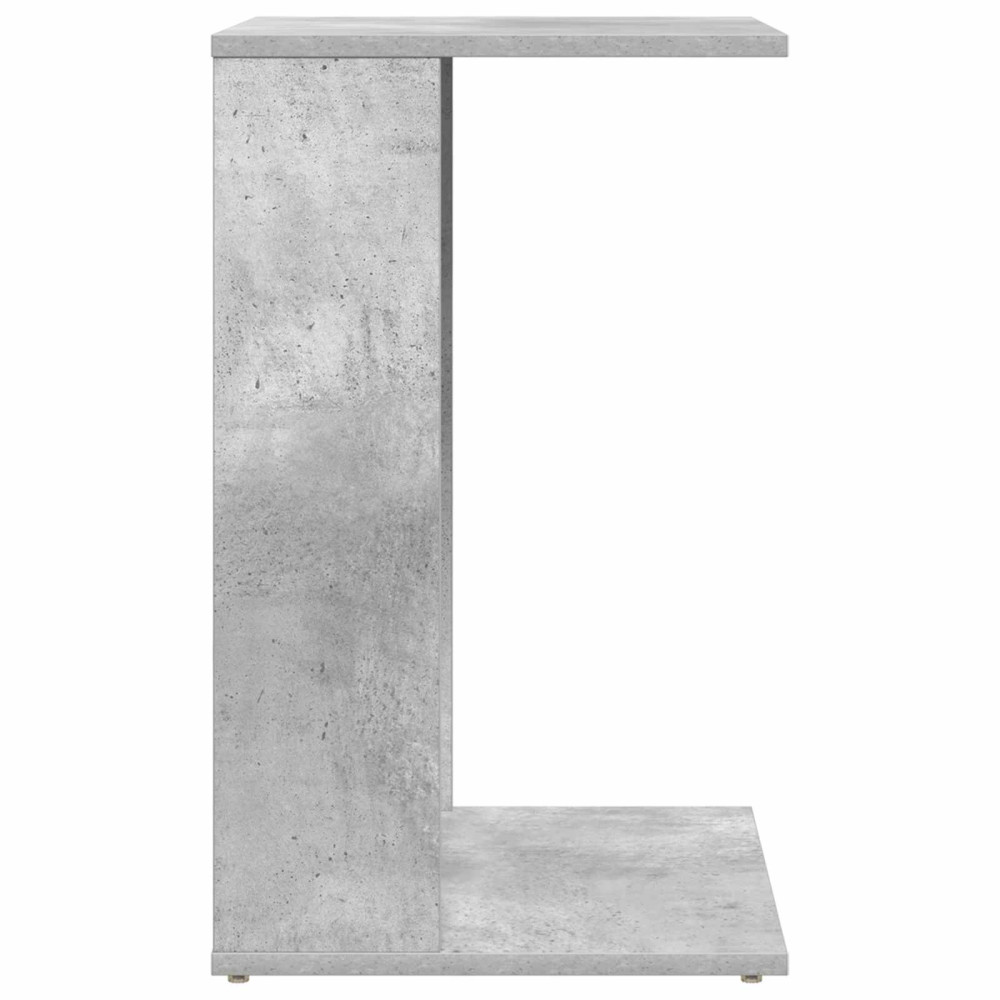 Produktbild för Sidobord Betonggrå 40 x 38 x 62,5 cm Konstruerat trä
