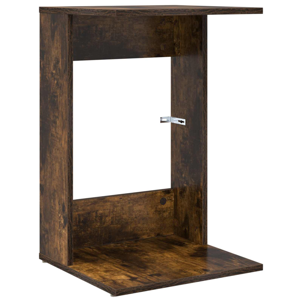 Produktbild för Sidobord Rökt ek 40 x 38 x 62,5 cm Konstruerat trä