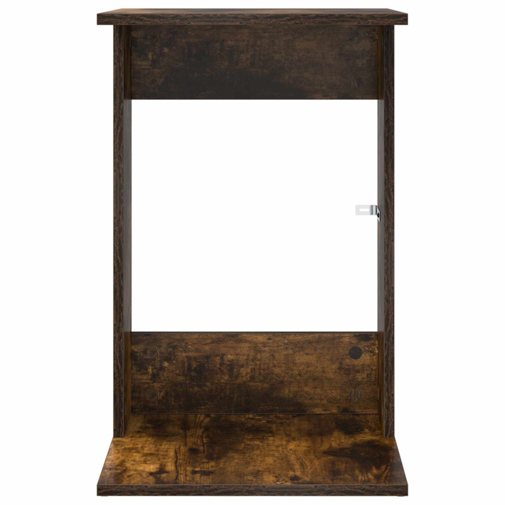 Produktbild för Sidobord Rökt ek 40 x 38 x 62,5 cm Konstruerat trä