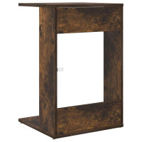 Produktbild för Sidobord Rökt ek 40 x 38 x 62,5 cm Konstruerat trä
