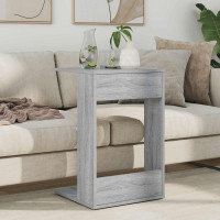 Produktbild för Sidobord Grå Sonoma 40 x 38 x 62,5 cm Konstruerat trä