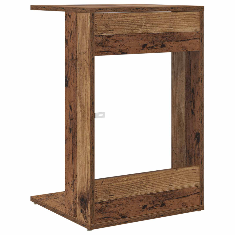 Produktbild för Sidobord Gammalt trä 40 x 38 x 62,5 cm Konstruerat trä