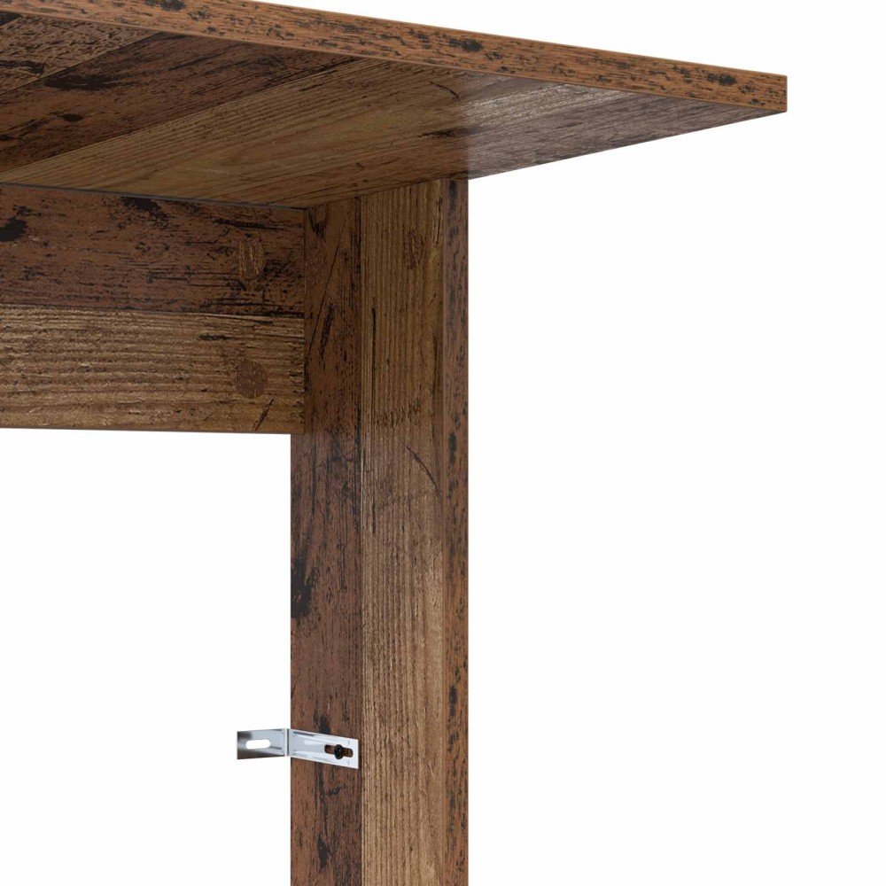 Produktbild för Sidobord Gammalt trä 40 x 38 x 62,5 cm Konstruerat trä