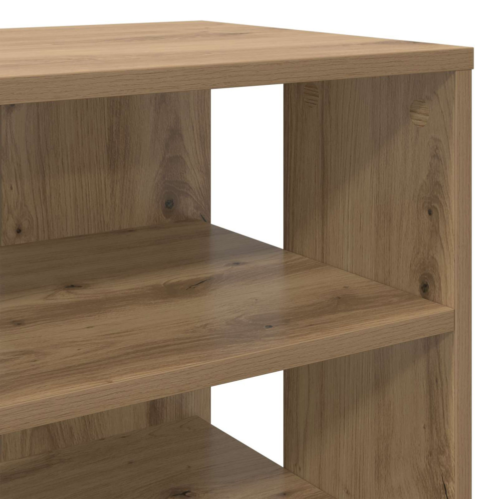 Produktbild för Skoskåp med hylla med lagring 2 pcs Artisan Ek Konstruerat trä