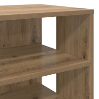 Produktbild för Skoskåp med hylla med lagring 2 pcs Artisan Ek Konstruerat trä