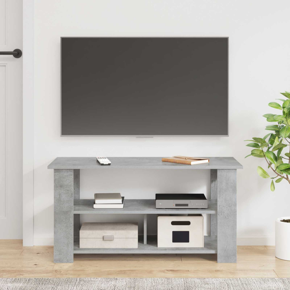 Produktbild för TV-ställ Betonggrå 100 x 40 x 50 cm