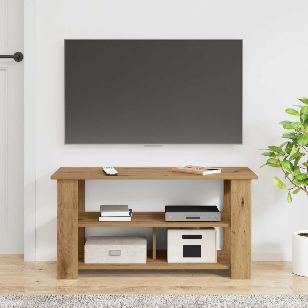 Produktbild för TV-ställ 100 x 40 x 50 cm Artisan Ek