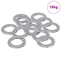 Produktbild för Skivor 52941 pcs Silver Järn