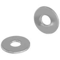 Produktbild för Skivor 2 pcs Silver 12 x 12 x 1,2 cm Järn