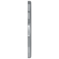 Produktbild för Skivor 12 pcs Silver 12 x 12 x 1,2 cm Järn