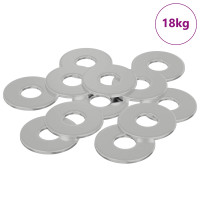 Produktbild för Skivor 33962 pcs Silver Järn