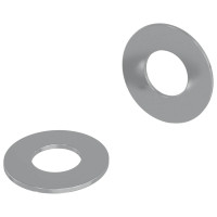Produktbild för Skivor 2 pcs Silver 16 x 16 x 1,5 cm Järn