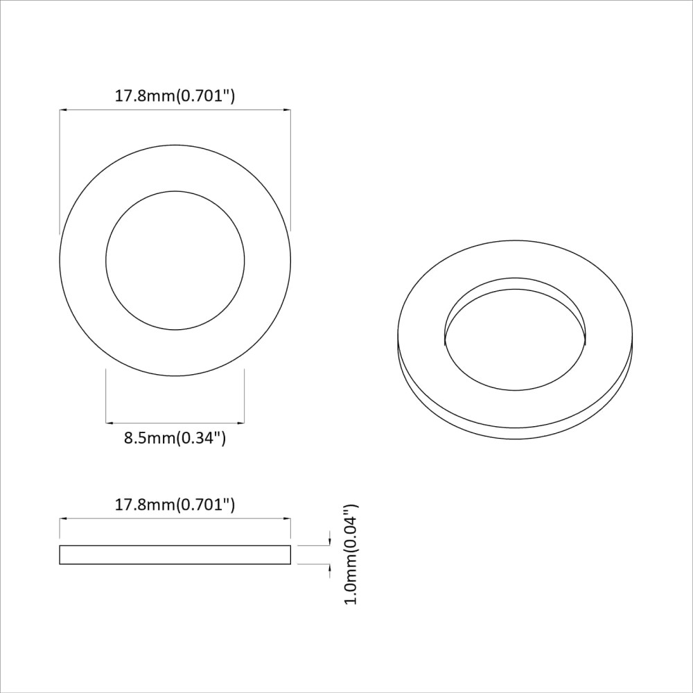 Produktbild för Skivor 11842 pcs Silver Järn