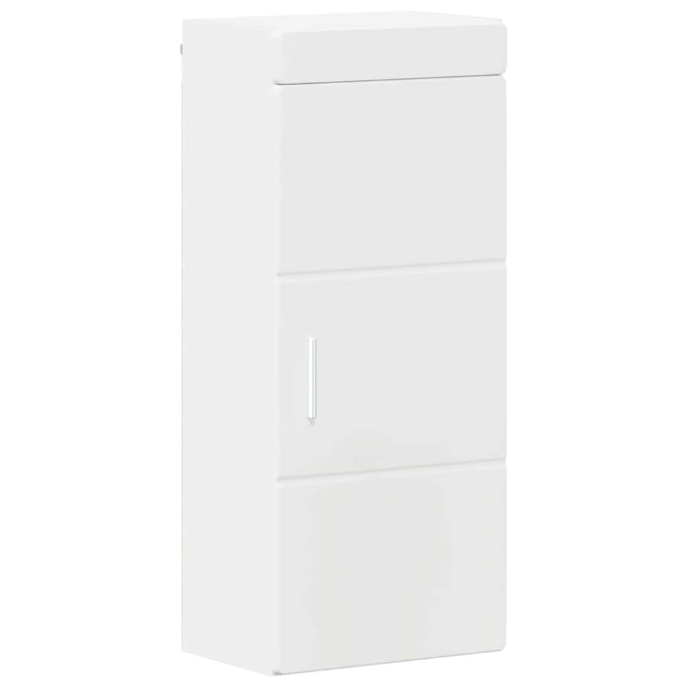 Produktbild för Badrumsväggskåp TULUM Vit 37 x 24,5 x 86 cm Konstruerat trä