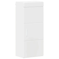 Produktbild för Badrumsväggskåp TULUM Vit 37 x 24,5 x 86 cm Konstruerat trä