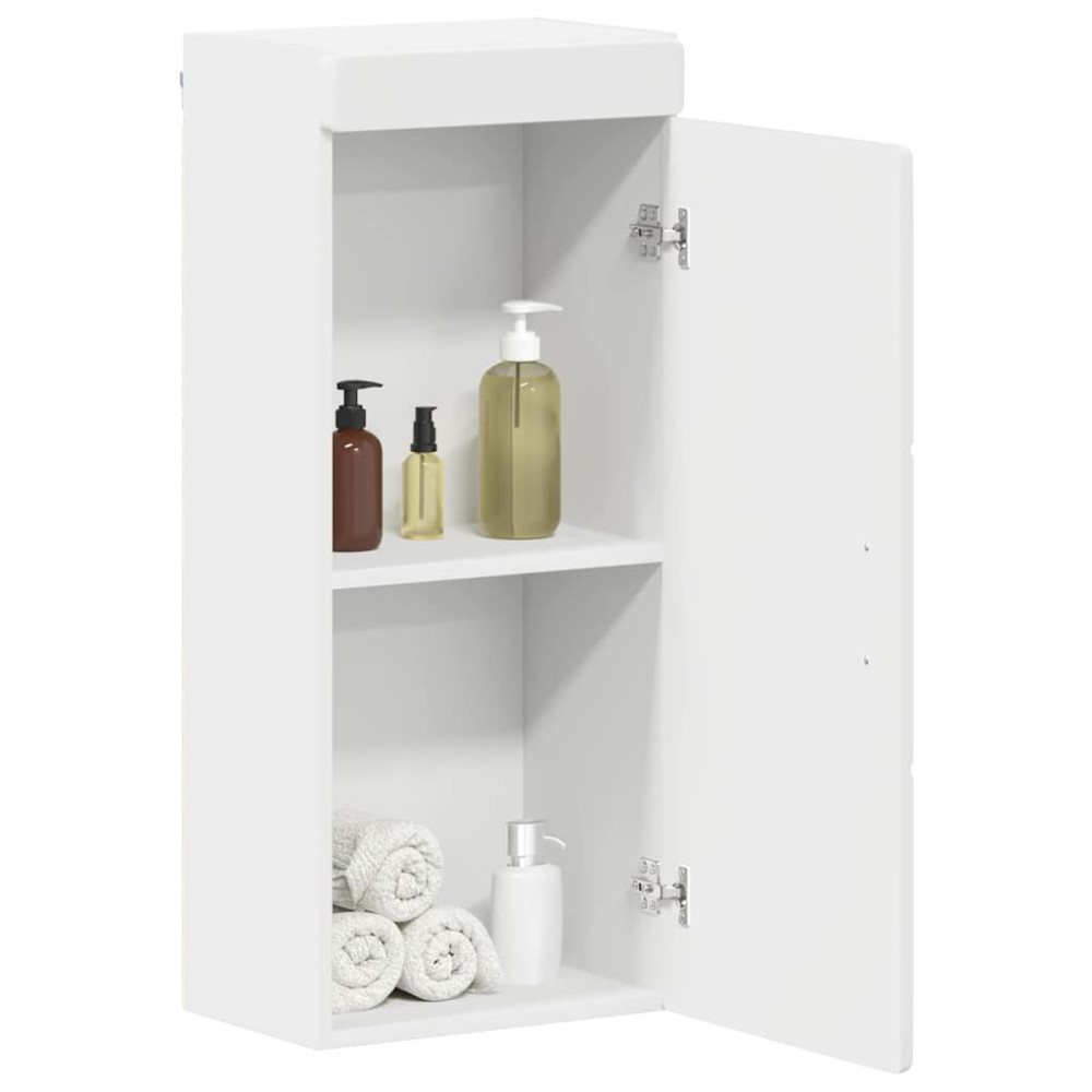 Produktbild för Badrumsväggskåp TULUM Vit 37 x 24,5 x 86 cm Konstruerat trä