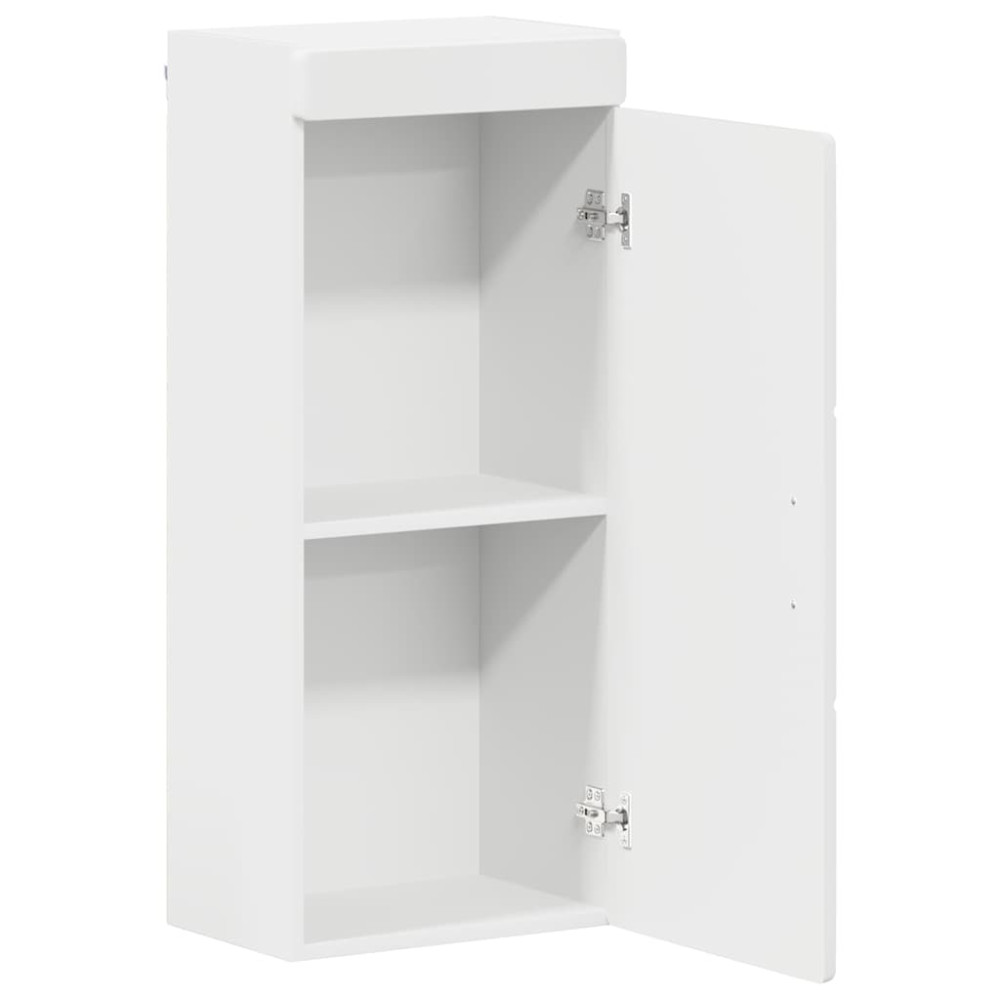 Produktbild för Badrumsväggskåp TULUM Vit 37 x 24,5 x 86 cm Konstruerat trä