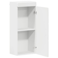 Produktbild för Badrumsväggskåp TULUM Vit 37 x 24,5 x 86 cm Konstruerat trä