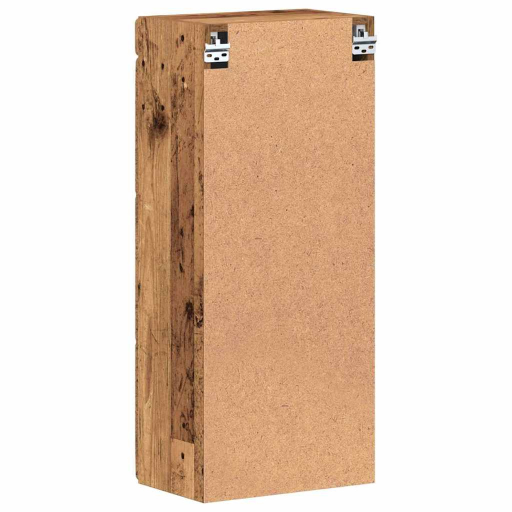 Produktbild för Badrumsväggskåp med hylla TULUM Gammalt trä 37 x 24,5 x 86 cm