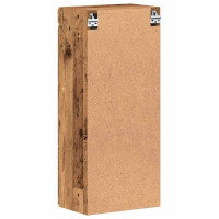 Produktbild för Badrumsväggskåp med hylla TULUM Gammalt trä 37 x 24,5 x 86 cm