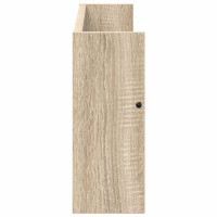Produktbild för Tidningshylla 2 pcs Sonoma-ek 60 x 12 x 30 cm Konstruerat trä