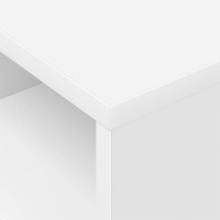 Produktbild för Sidobord 2 pcs Vit 30,5 x 30 x 45 cm Konstruerat trä