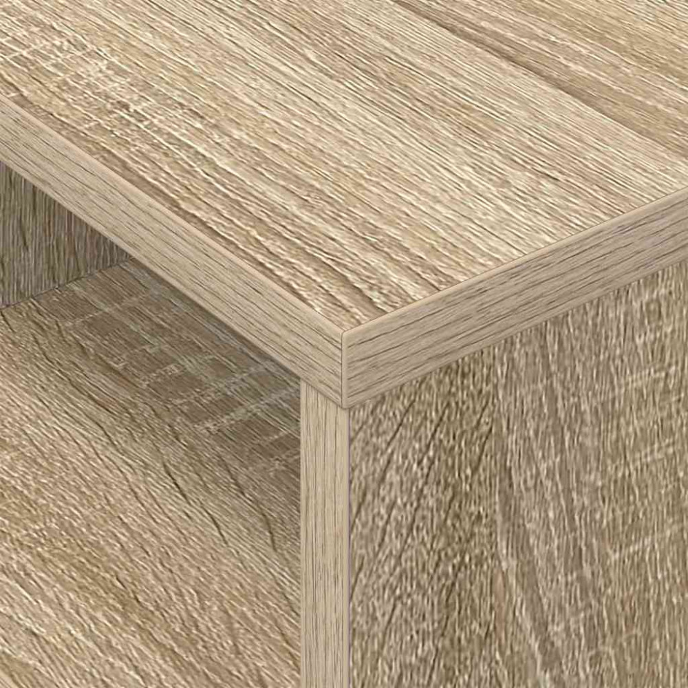 Produktbild för Sidobord 2 pcs Sonoma-ek 30,5 x 30 x 45 cm Konstruerat trä
