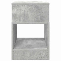 Produktbild för Sidobord Betonggrå 30,5 x 30 x 45 cm Konstruerat trä
