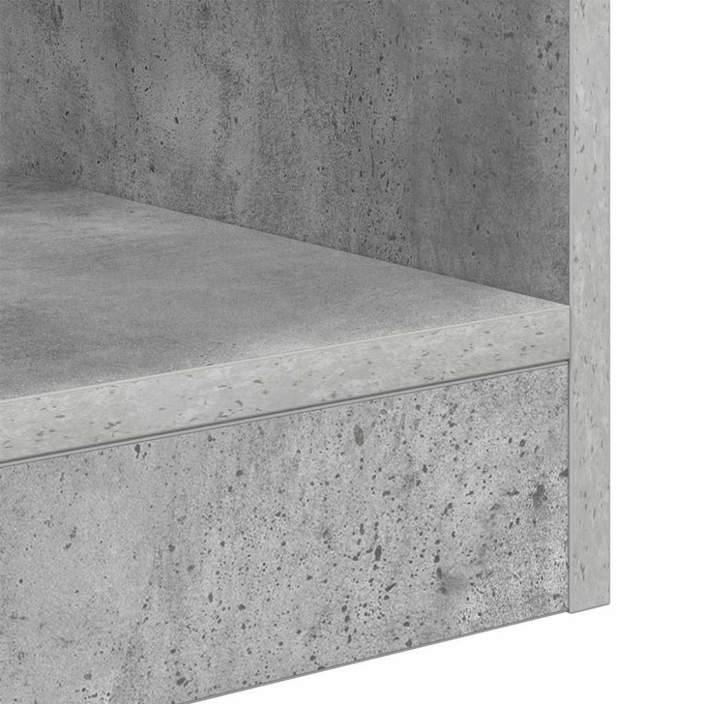 Produktbild för Sidobord Betonggrå 30,5 x 30 x 45 cm Konstruerat trä